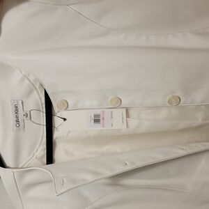 Calvin Klein Women's White Jacket